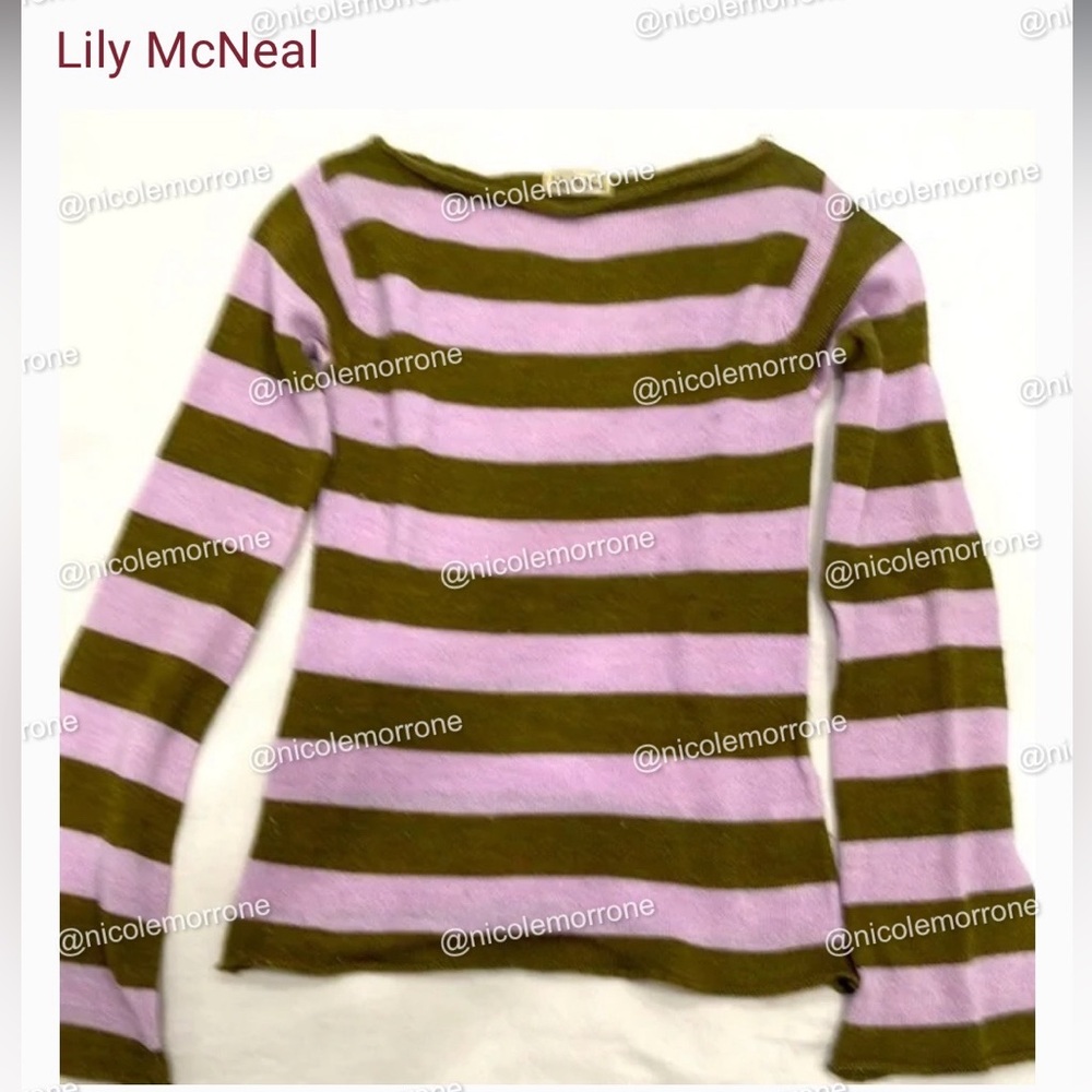 ISO 🔎 Lily McNeal Stripe Sweater ASO Jessica Simpson